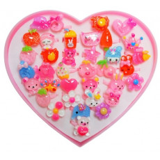 플라스틱링 반지(3) (케이스포함)