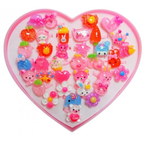 플라스틱링 반지(3) (케이스포함)