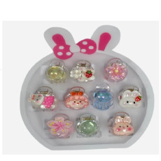 귀요미 집게 머리핀(100개)