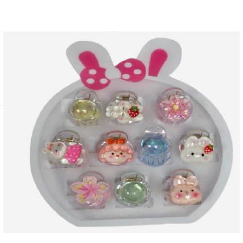 귀요미 집게 머리핀(100개)